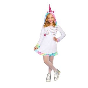 Over The Rainbow Unicorn Dreamgirl Kids Halloween Costume Size Small 4-6 New